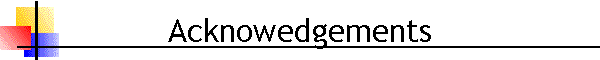 Acknowedgements